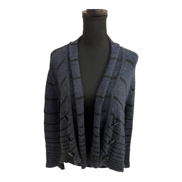 Free People Blue Open Wool Blend Cardigan XS - Picture 1 of 8